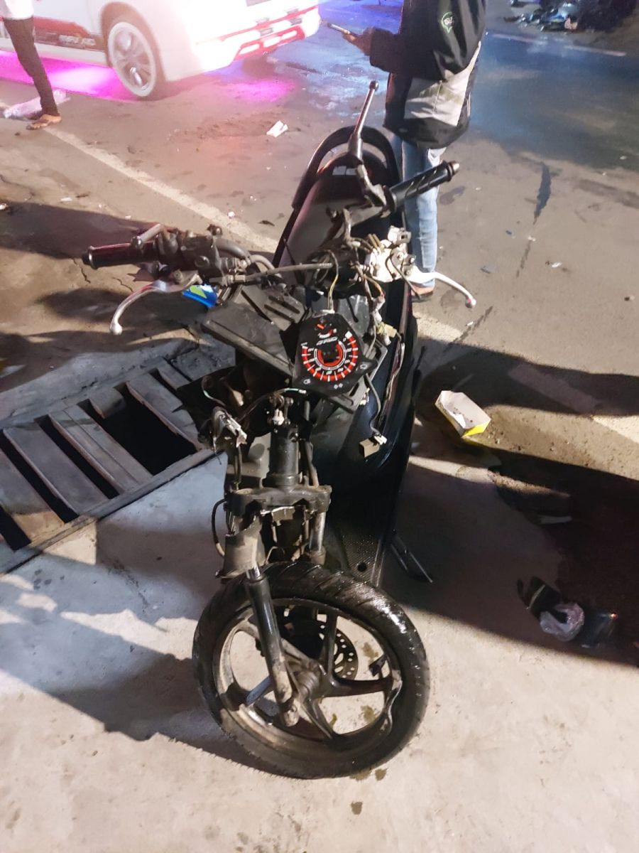 Dua Pengendara Sepeda motor tewas di Pulo Gebang Akibat Laga Kambing